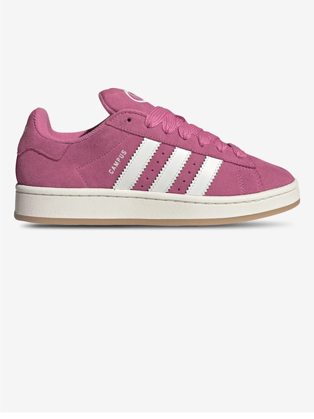 ADIDAS Classic Adidas Campus Silhouette in Bold Fuchsia suede Leather Size 7 EUC